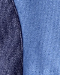 Baby Boy Colorblock Long-Sleeve Pullover Sweatshirt - Blue