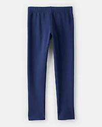 Girls Pull-On Stretch Cozy Leggings - Blue