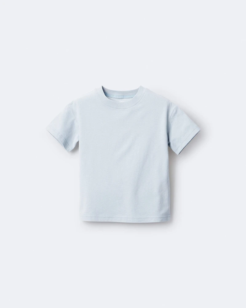 Toddler Short-Sleeve Relaxed Tee - Light Blue