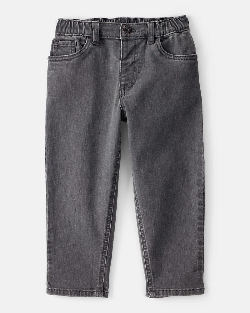 Toddler Boy  Tapered Denim Jeans - Black