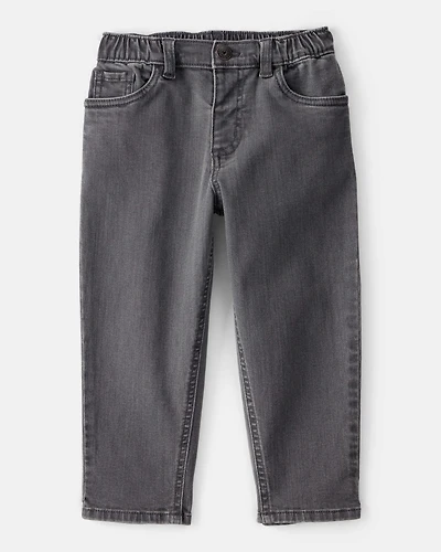 Toddler Boy  Tapered Denim Jeans - Black