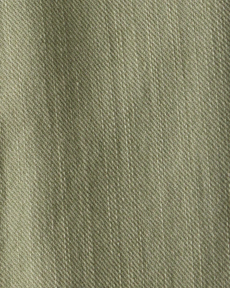 Baby Boy Tapered 100% Cotton Twill Pants