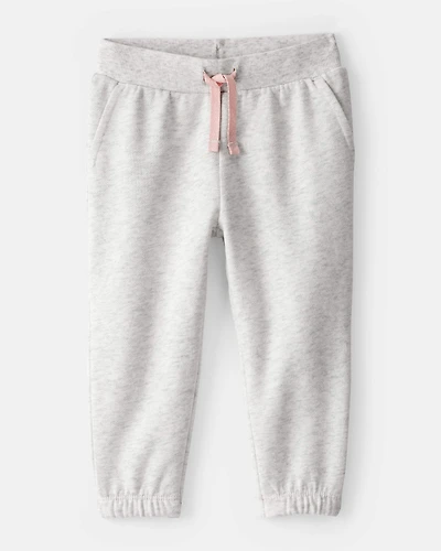 Baby Girl DayDream Fleece Joggers - Grey