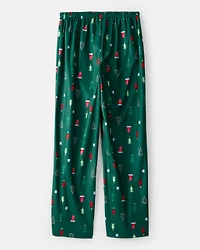 Adult Green Trees Loose Fit Pants - Green