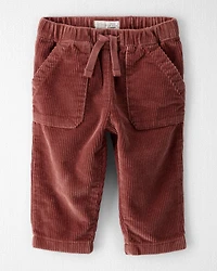 Baby Organic Cotton Corduroy Drawstring Pants