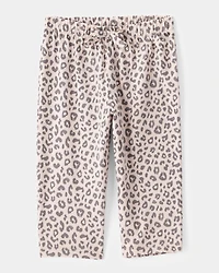 Baby 2-Piece Long-Sleeve Bodysuit & Pull-On Leopard Pants
