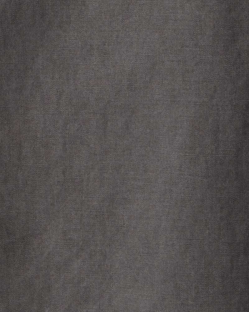 Kid Short-Sleeve Button-Down Pocket Shirt