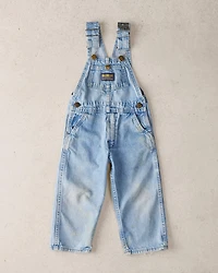 Toddler 2T Vintage Light Wash Denim Overalls from the OshKosh Archive Release, circa 1970s