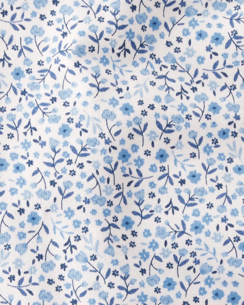 Toddler Organic Cotton Dress Meadow Bloom Print