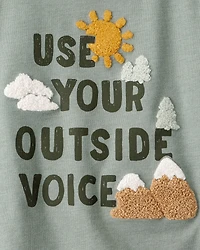 Baby Boy Outdoor Voice Short-Sleeve Graphic Tee - Green