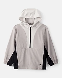 Boys 2-Piece Active Windbreaker & Jogger Set - Grey