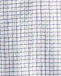 Baby Organic Cotton Checkered-Print Shortalls