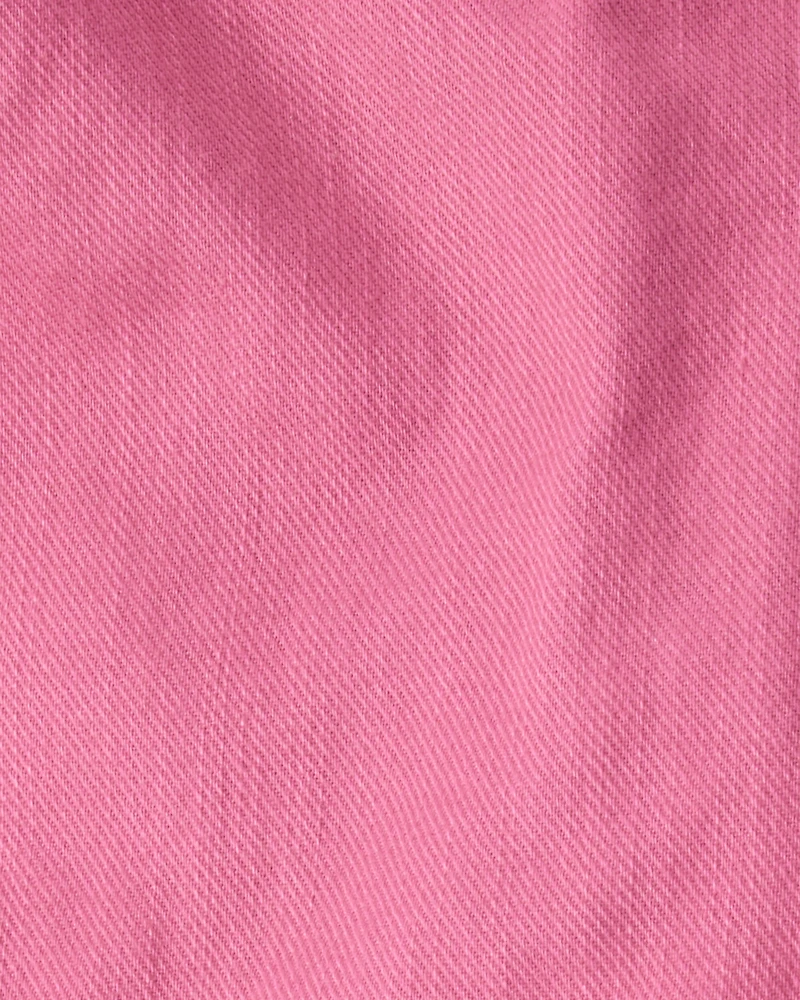 Toddler Girl 100% Cotton Skort - Pink