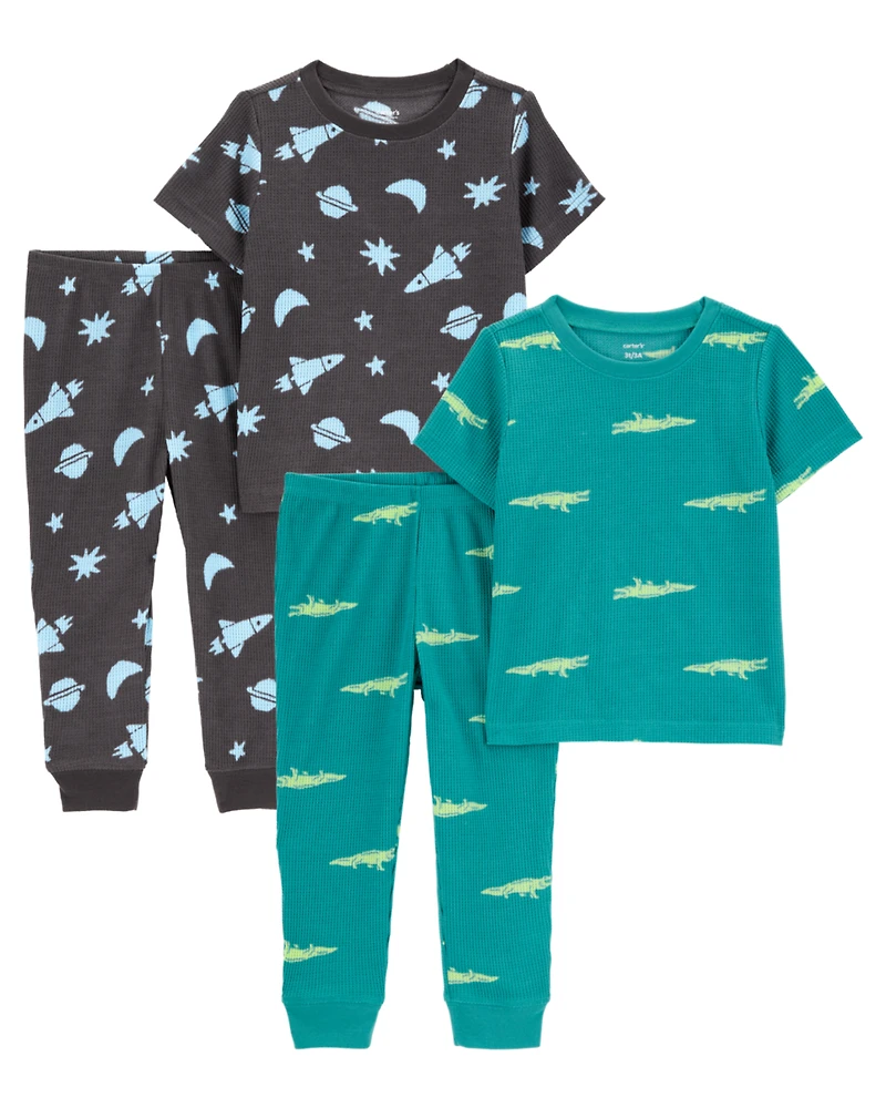 Toddler 4-Piece Thermal Pajamas