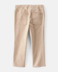Toddler Boy  Pull-On Slim Fit Pants - Khaki