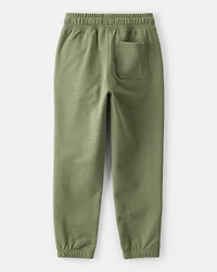 Boys Cotton Joggers - Green