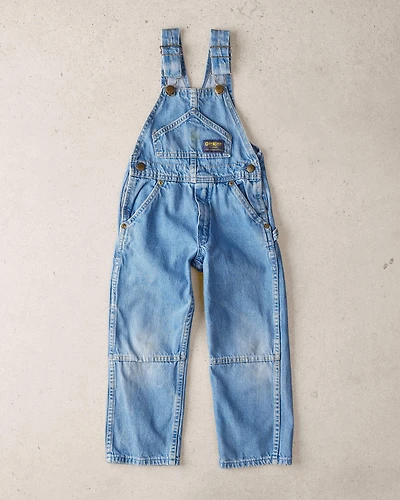 Toddler 5T Rare Vintage Medium Wash Denim Overalls from the OshKosh Archive Release