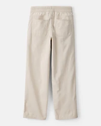 Girls Cotton Wide-Leg Pants