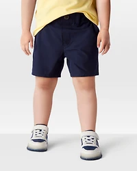 Toddler 3-Pack Active Pull-On Uniform Shorts - Navy
