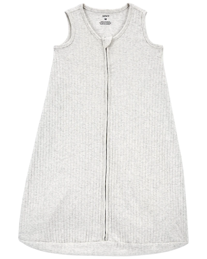 Baby 2-Way Zip Wearable Blanket - Grey