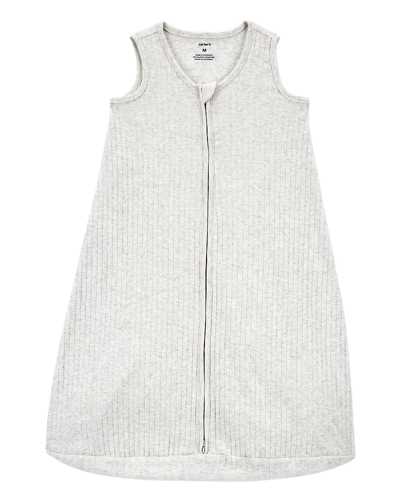 Baby 2-Way Zip Wearable Blanket - Grey