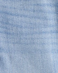 Girls Denim Midi Skirt - Blue