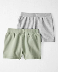 Toddler 2-Pack Organic Cotton Shorts