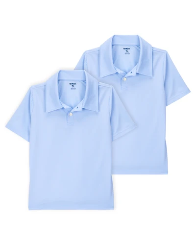 Kid -Pack Active Uniform Polo Shirts in Moisture Wicking BeCool™ Fabric