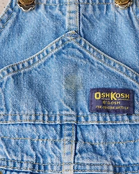 Toddler 5T Rare Vintage Medium Wash Denim Overalls from the OshKosh Archive Release