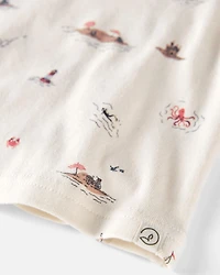 Baby Organic Cotton Pajamas Coastal Vacation Print