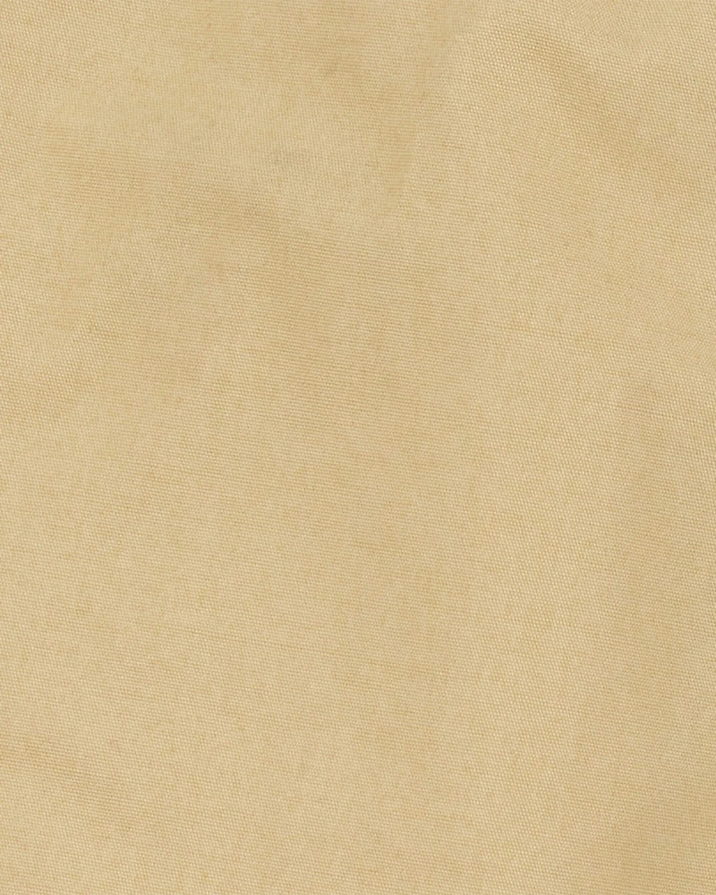 Baby Pull-On Poplin Shorts - Khaki