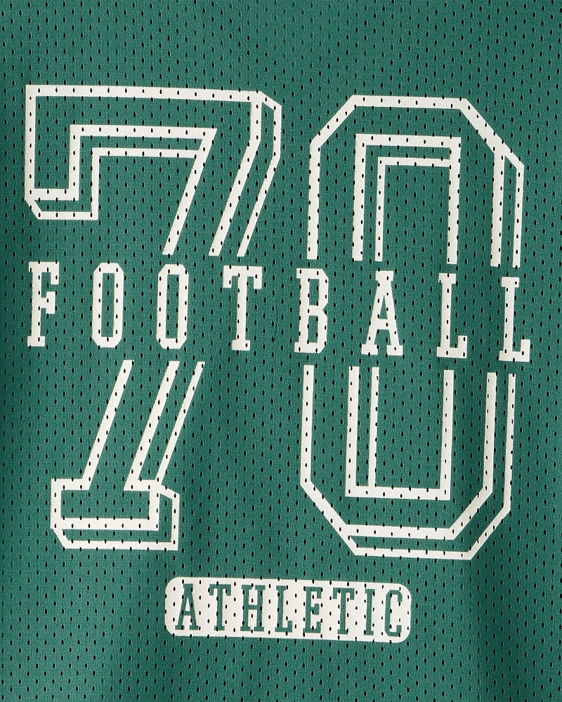 Boys Short-Sleeve Mesh Jersey - Green