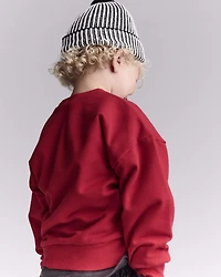 Toddler  'Better Not Pout'  Dolman-Sleeve Sweatshirt - Red
