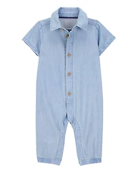 Baby Chambray Jumpsuit