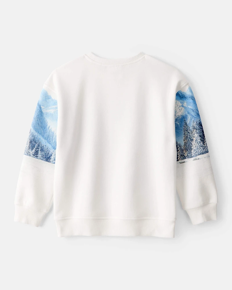 Boys Christmas Chevrolet Long-Sleeve Pullover Sweatshirt