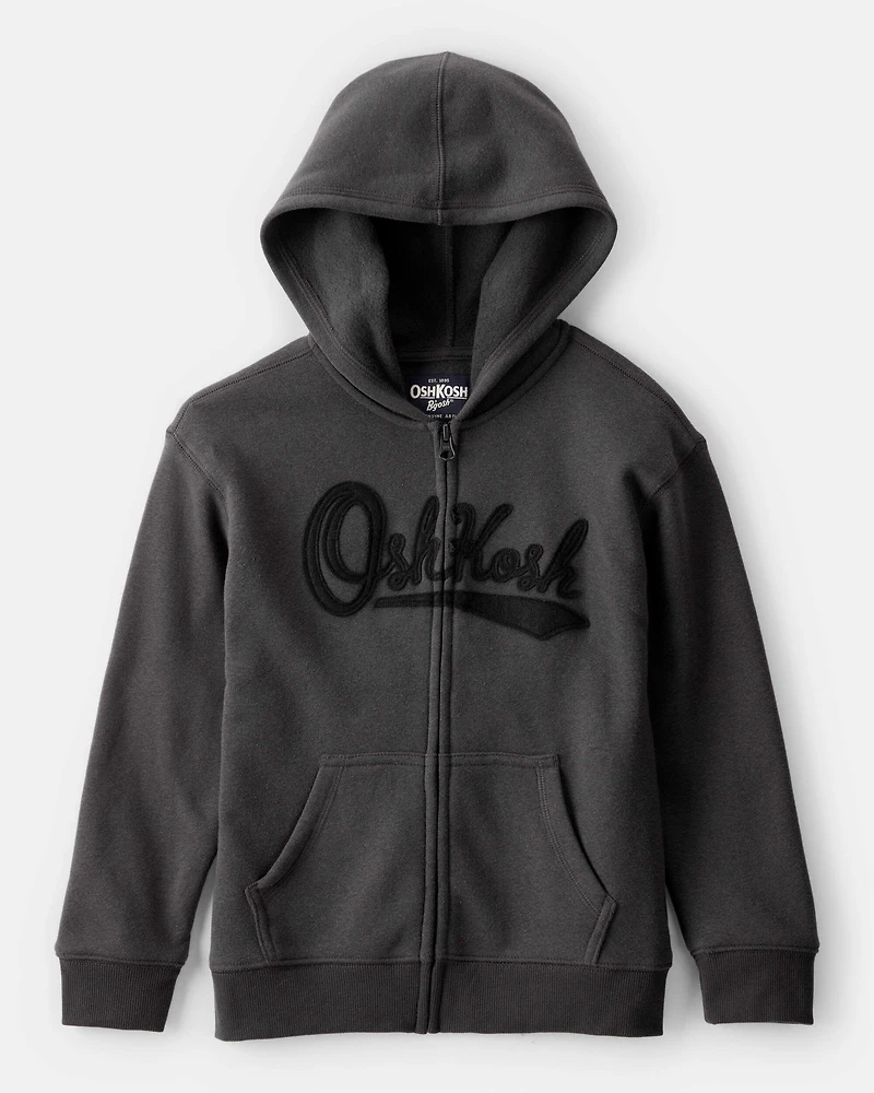 Boys OshKosh Fleece Logo Zip Jacket