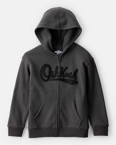Boys OshKosh Fleece Logo Zip Jacket