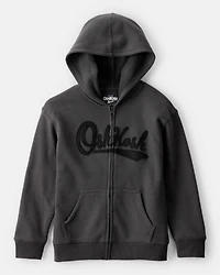 Boys OshKosh Fleece Logo Zip Jacket