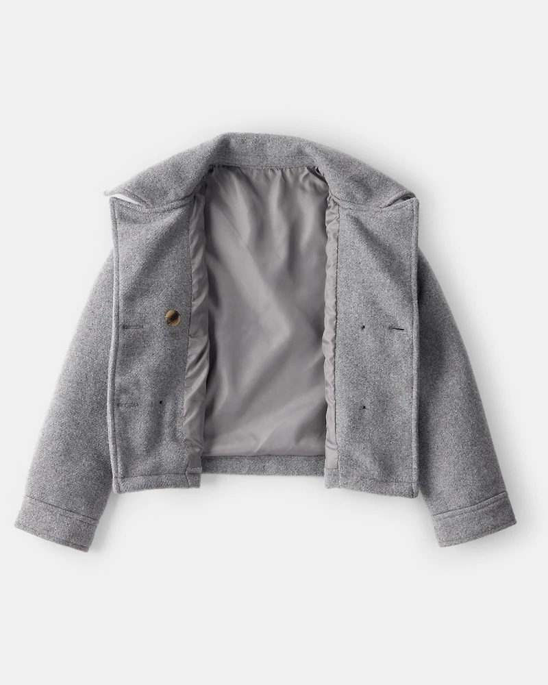 Girls Long-Sleeve Fashion Jacket - Grey