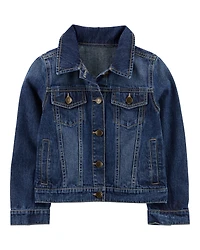 Kid Denim Jacket - Dark Wash