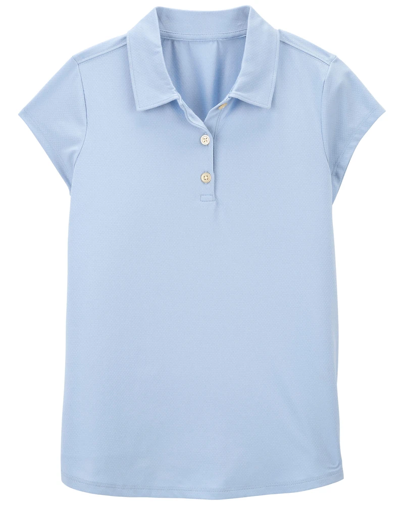 Kid 2-Pack Uniform Polos in Active Mesh