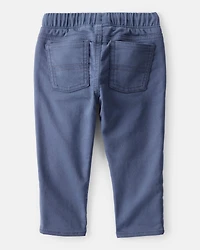 Baby Boy Cotton Pull-On Fashion Pants - Navy