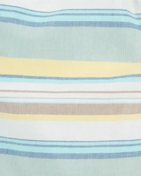 Kid Striped Pull-On Bermuda Shorts