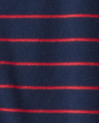 Toddler Boy Striped Loose Fit 1-Piece Pajamas - Navy