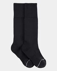 Kid 1-Pack Knee High Sport Socks - Black
