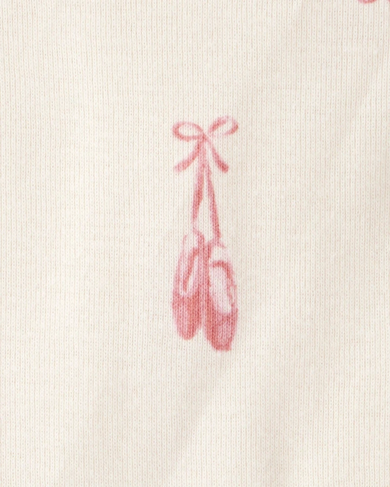 Baby 3-Piece Ballet Little Pullover Set - Pink/Ivory