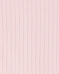 Baby Solid Ribbed Cotton Blend 2-Piece Pajamas - Pink