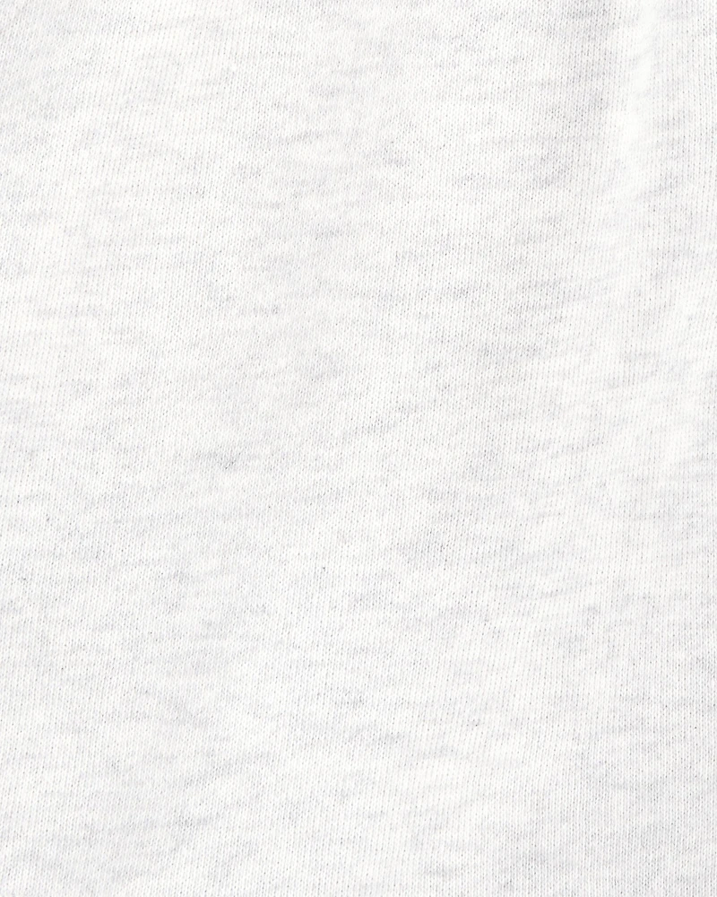 Kid Pull-On French Terry Shorts - Grey