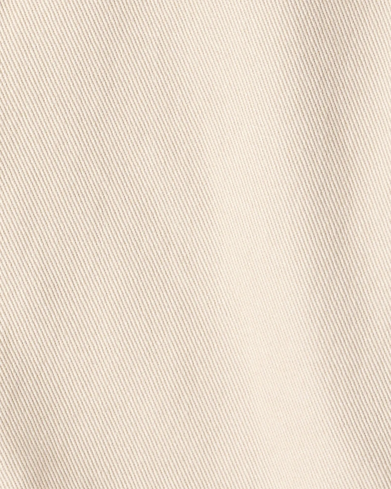 Boys Cotton Long-Sleeve Fashion Jacket - Cream