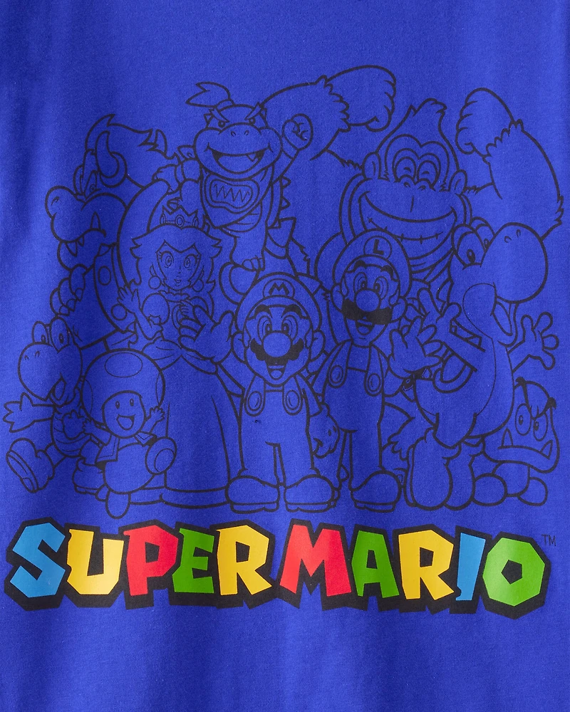 Boys 3-Pack Nintendo Super Mario Long-Sleeve Graphic Tees